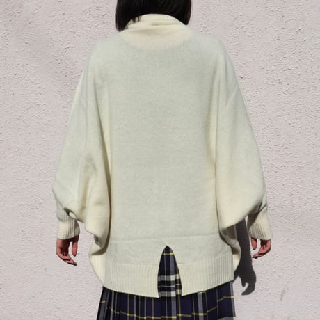 ウール＆カシミア コクーンドルマンニット