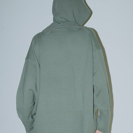CLANE｜WIDE KNIT TOPS BALACLAVA SET