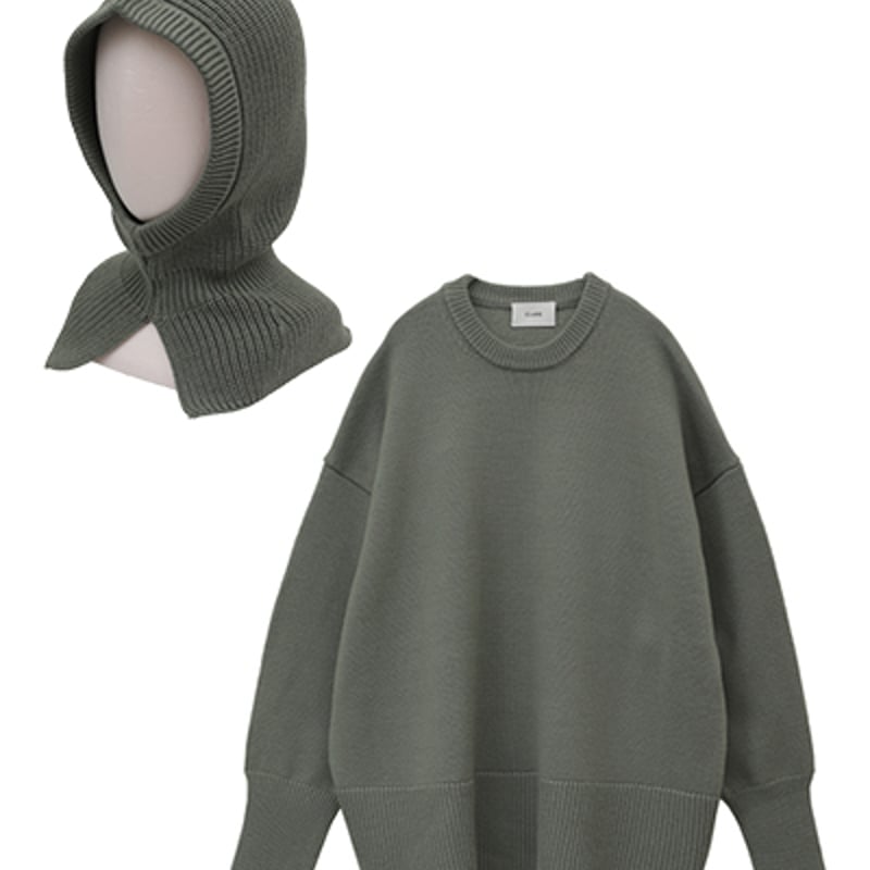 CLANE|WIDE KNIT TOPS BALACLAVA SET | ABIENTOT O CLANE|WIDE KNIT TOPS BALACLAVA SET | ABIENTOT O