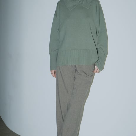 CLANE｜WIDE KNIT TOPS BALACLAVA SET