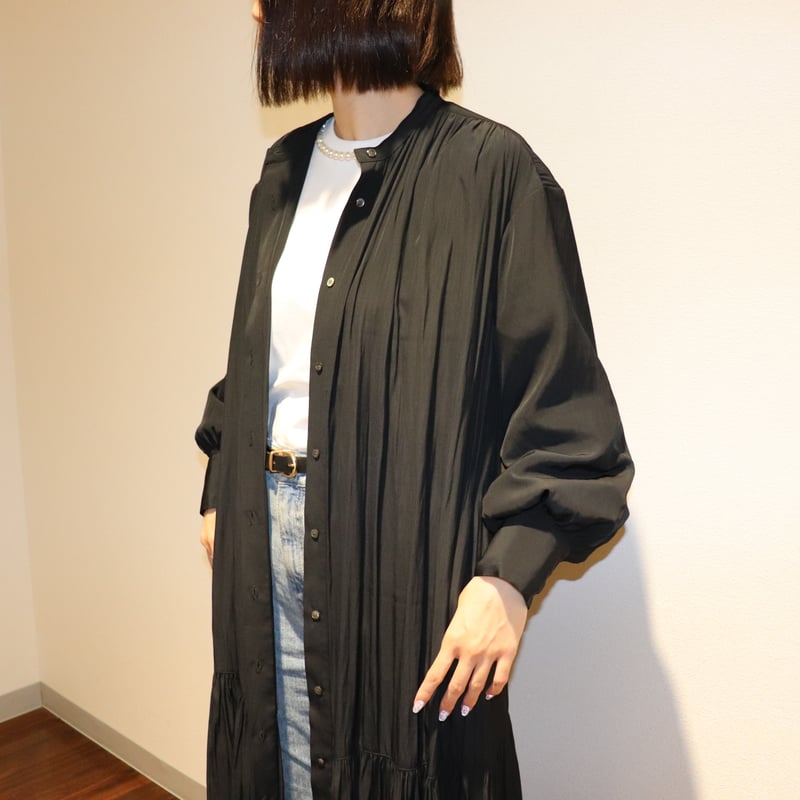 バンドカラーシャツワンピース | ABIENTOT ONLINE STORE バンドカラーシャツワンピース | ABIENTOT ONLINE STORE