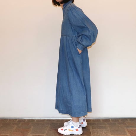 healthy denim | ボリュームスリーブワンピース