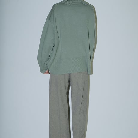 CLANE｜WIDE KNIT TOPS BALACLAVA SET