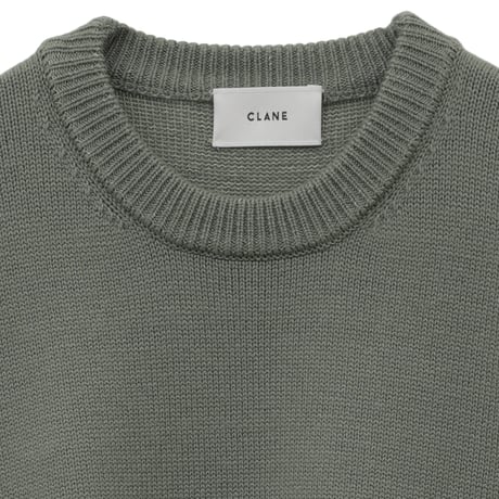 CLANE｜WIDE KNIT TOPS BALACLAVA SET