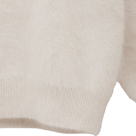 CLANE | BULKY SLEEVE ANGORA KNIT TOPS
