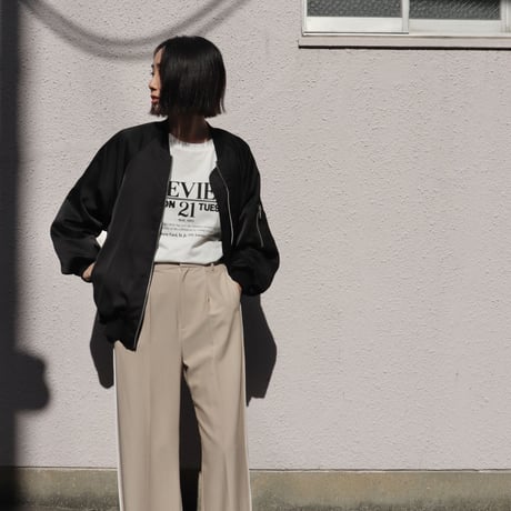 CHIGNON | サテンオーバーMA-1