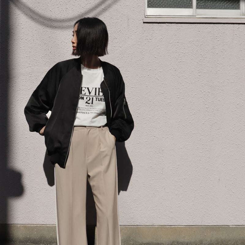CHIGNON | サテンオーバーMA-1 | ABIENTOT ONLINE STORE