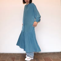 バンドカラーシャツワンピース