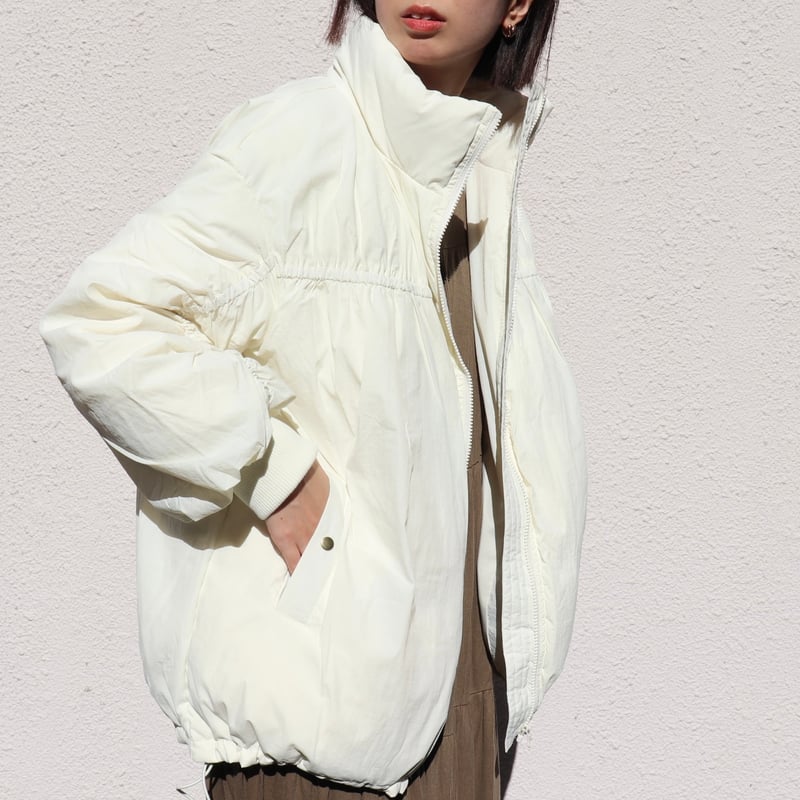 ナイロンギャザーダウンジャケット | ABIENTOT ONLINE STORE