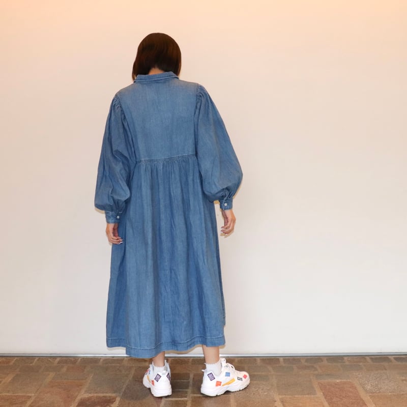 healthy denim | ボリュームスリーブワンピース | ABIENTOT ONLIN