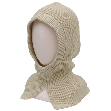 CLANE｜WIDE KNIT TOPS BALACLAVA SET