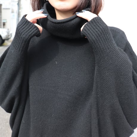 ウール＆カシミア コクーンドルマンニット