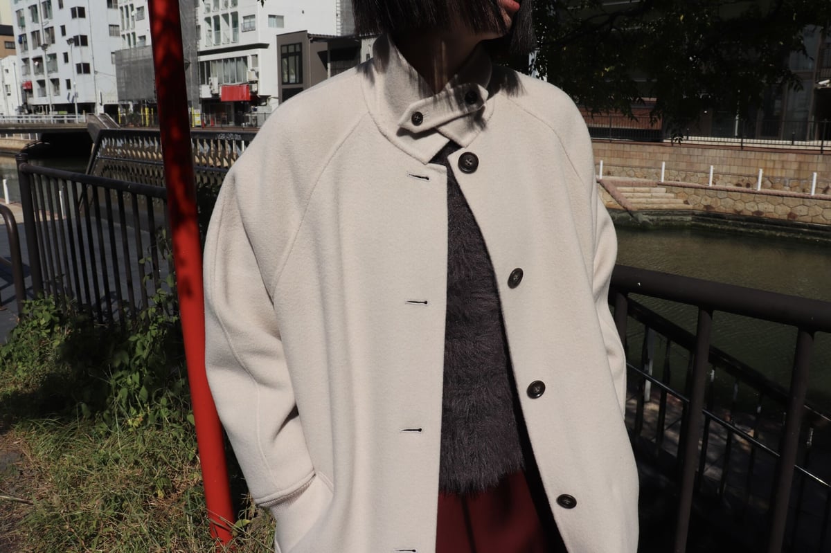 Dignite Collier |ダブルフェイスロングコート | ABIENTOT ONLIN Dignite Collier |ダブルフェイスロングコート | ABIENTOT ONLIN