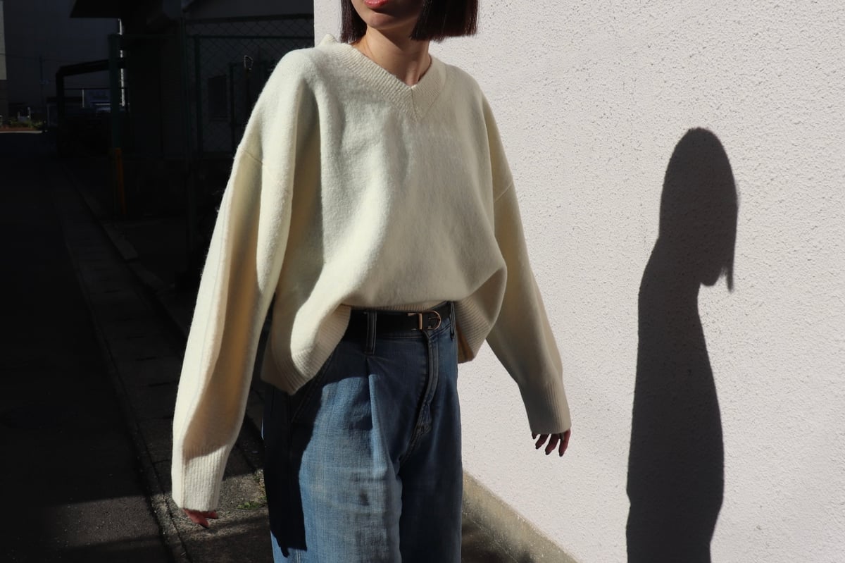 Vネックショートニットプルオーバー | ABIENTOT ONLINE STORE