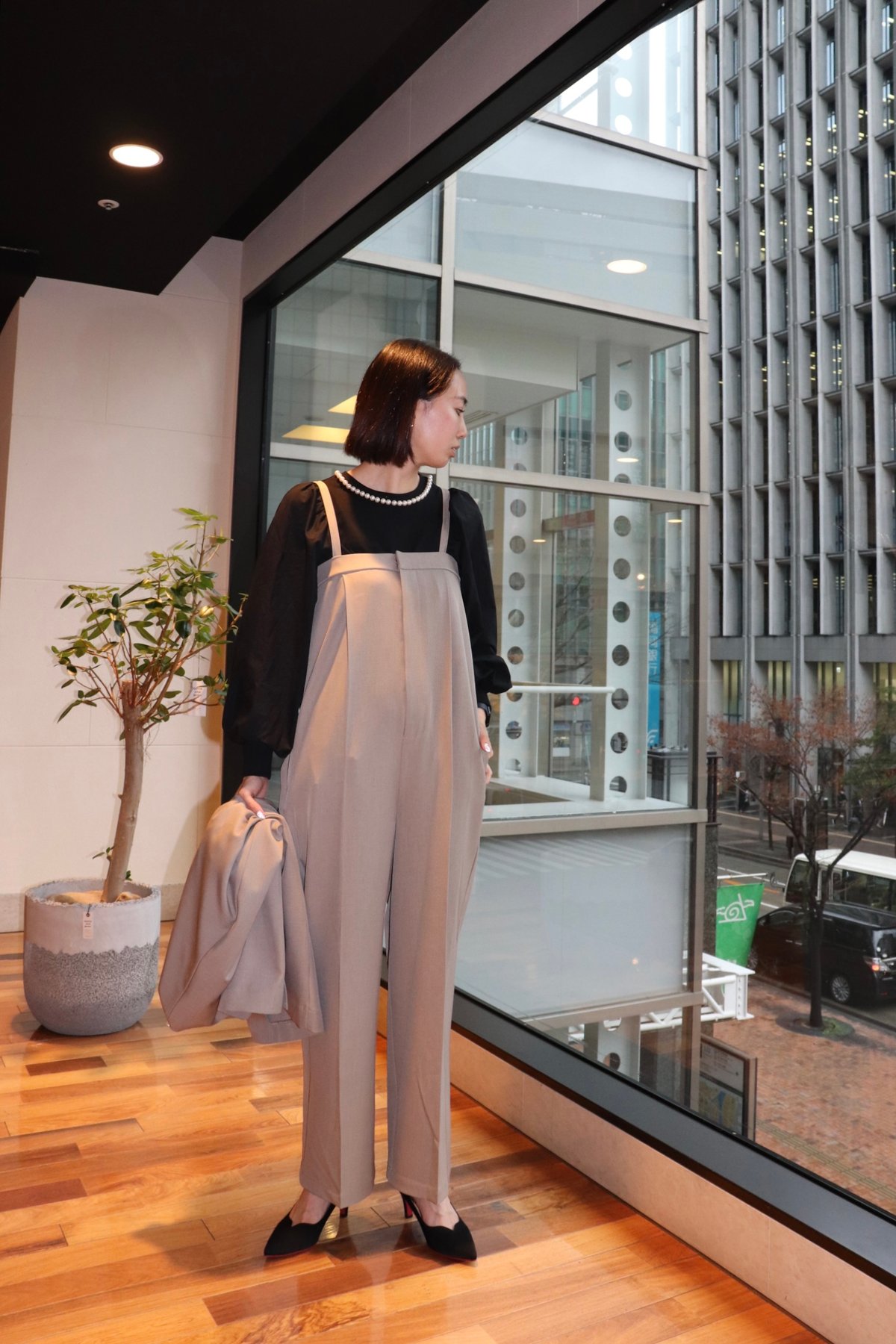 ベアキャミサロペット (セットアップ可) | ABIENTOT ONLINE STORE