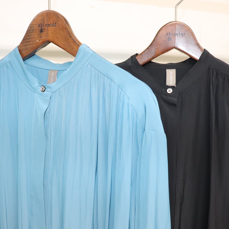 バンドカラーシャツワンピース | ABIENTOT ONLINE STORE バンドカラーシャツワンピース | ABIENTOT ONLINE STORE