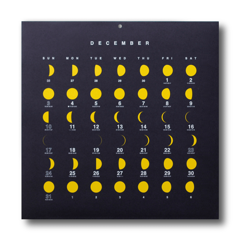 2025 MOON CALENDAR【ゆうパック／冊数制限なし】 | NOMADE MOON