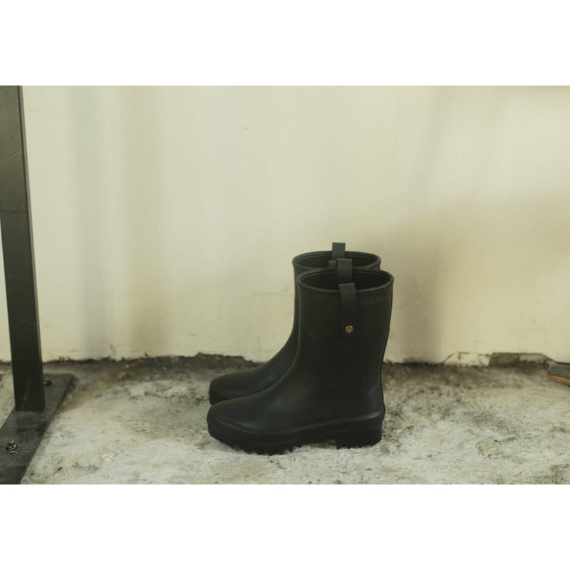 Daiichi Rubber新品⭐️イイチラバーRAKAオールブラックレインブーツ Daiichi Rubber 