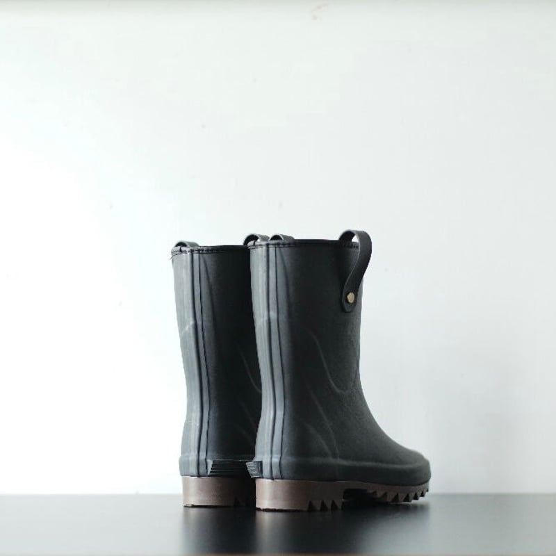 Daiichi Rubber新品⭐️イイチラバーRAKAオールブラックレインブーツ Daiichi Rubber 