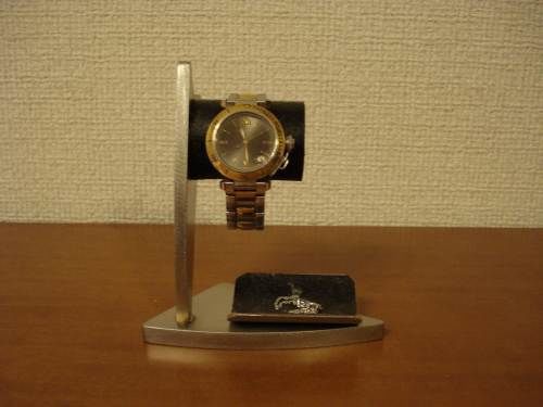 腕時計スタンド 腕時計 飾る デザイン時計収納スタンド ブラック