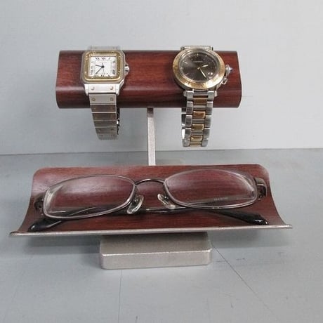 木目模樣腕時計、眼鏡スタンド　190418