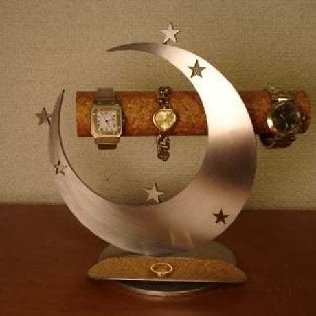 腕時計スタンド　3つの気まぐれ星三日月腕時計＆アクセサリースタンド