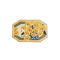 幸せの黄色い玄関マット「黄色い胡蝶蘭」【レギュラーサイズ】50×80cm【メーカー希望小売価格】