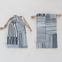 スモールドローストリングバッグ（巾着袋）/Navy Blue