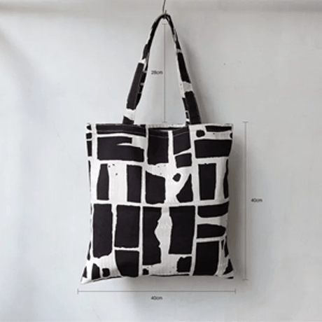 トートバッグ/Black&Grey