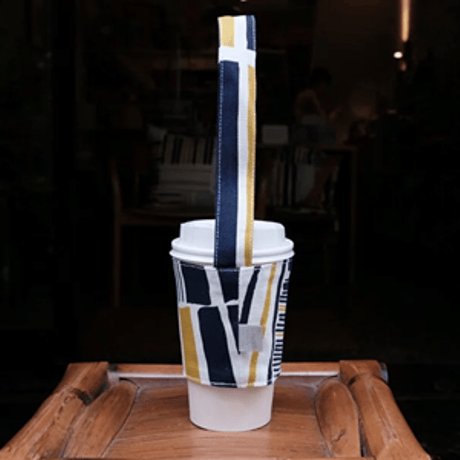 カップスリーヴ/Yellow&Navy