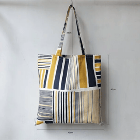 トートバッグ/Yellow&Navy