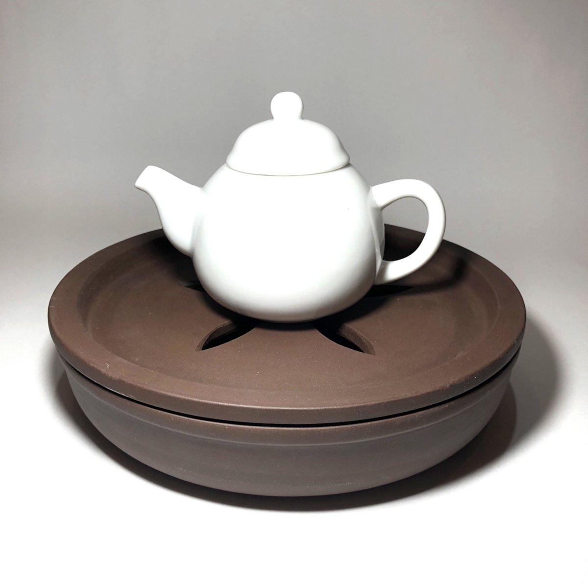 中国 19世紀 六角 古錫 茶器 茶壷 急須 薬罐 珍品 大容量 茶壺（