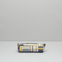 ペンシルポーチ/Yellow&Navy