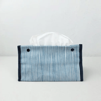 ティッシュカバー/Thin Navy Blue