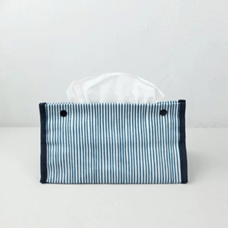 ティッシュカバー/Thin Navy Blue