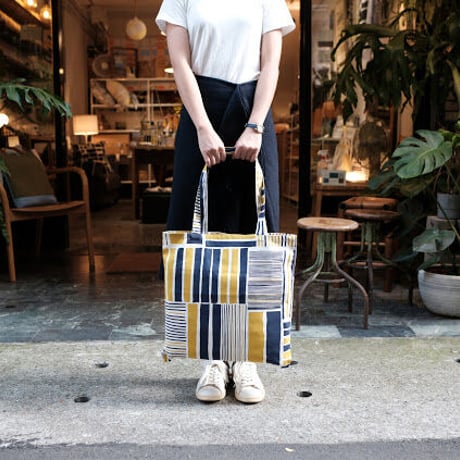 トートバッグ/Yellow&Navy