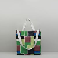 メッセンジャーバッグ/Green Block