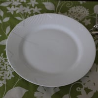 ROYAL COPEN HAGEN WHITE ELEMENTS PLATE FLAT 22cm  [デンマーク]