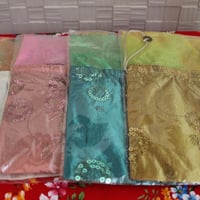 シルク巾着小物入れ  [台湾]