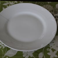 ROYAL COPEN HAGEN WHITE ELEMENTS PLATE FLAT 26cm  [デンマーク]