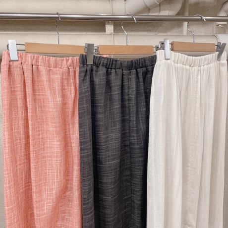 linen like sheer skirt