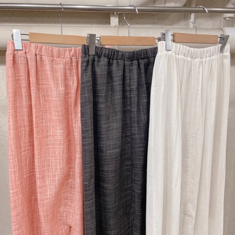 linen like sheer skirt