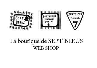 La boutique de SEPTBLEUS