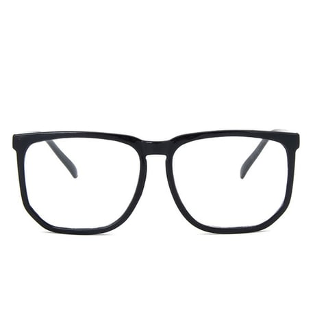 韓国風ユニセックス伊達メガネスクエアプラスチック伊達メガネ黒縁メガネ100均
