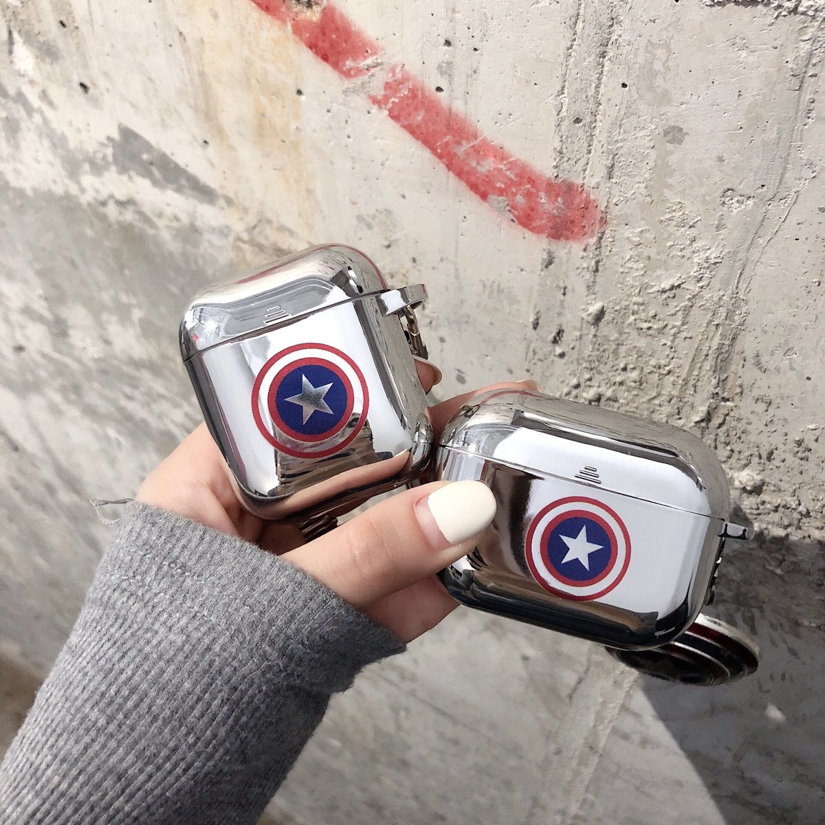 CASETiFY アイアンマンコラボ エアポッズケース AirPodsケース MARVEL