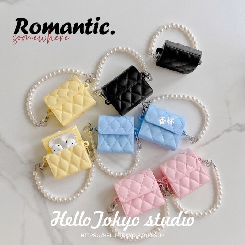 シャネル風 トレンディー フェミニン エアーポッズケース 最新 Pro/3/2 