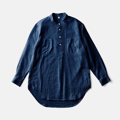 ZEN WHISPERING SEA COTTON SHIRTーAUTHENTIC INDIGO