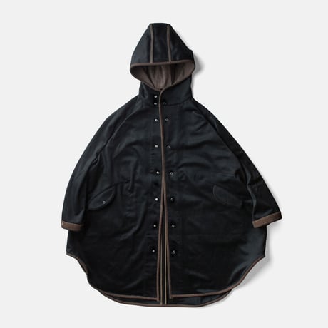 EGG COAT - CASHMERE KAKISHIBU BLACK