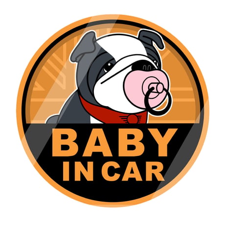 MINI(ミニクーパー) 注意喚起 マグネット ゴーバッジサイズ