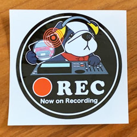 MINI(ミニクーパー)マスコット ドラレコステッカー -2 ドライブレコーダー ドラレコ ステッカー